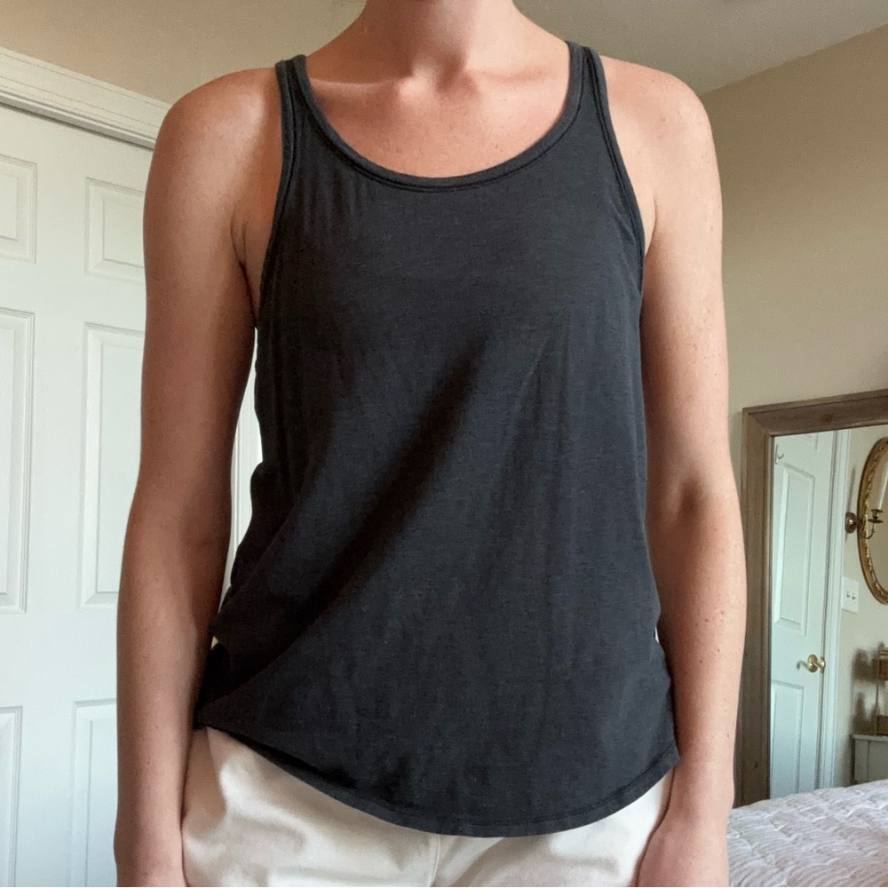 Lululemon Dark Gray Tank Top